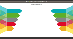 Desktop Screenshot of hotel-eisenach.de