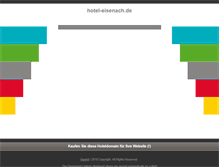 Tablet Screenshot of hotel-eisenach.de